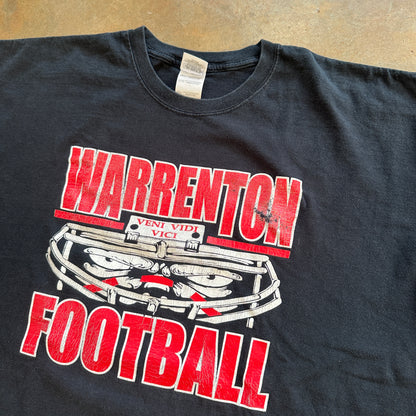 Warrenton High School Football Helmet Graphic Double Sided Skull 00's - 2XL