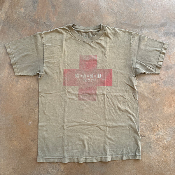 MASH 4077th Army Green Faded Shirt Retro Promo 00's - S