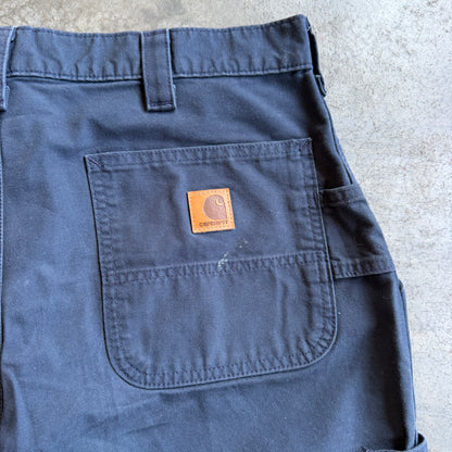 Carhartt Navy Carpenter Shorts w/ Pyro Surf Patch - 34