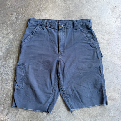 Carhartt Navy Carpenter Shorts w/ Pyro Surf Patch - 34