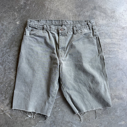 Dickies Green Carpenter Shorts w/ Pyro Surf Patch - 34