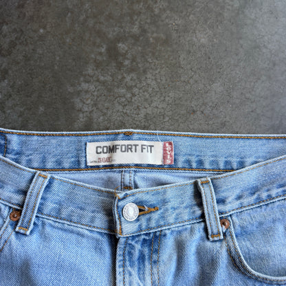 Levis 3/4 Denim Shorts w/ Pyro Surf Patch - 34