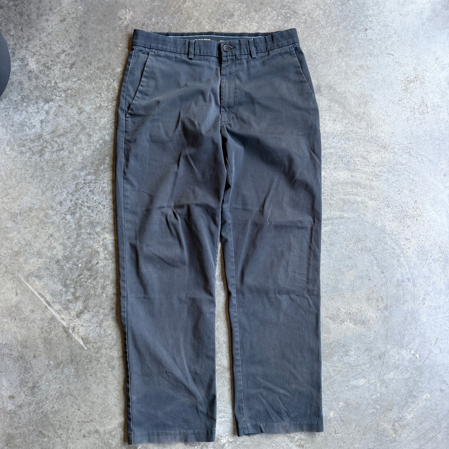 Black Chino Slacks w/ Pyro Surf Patch - 32
