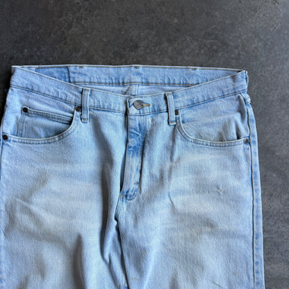 Wrangler Baggy Light Wash Jeans w/ Pyro Surf Patch - 36
