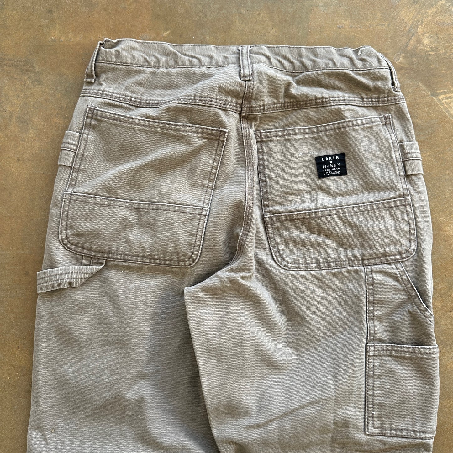 Key Lakin McKey Double Knee Carpenter Jeans 00's - 30