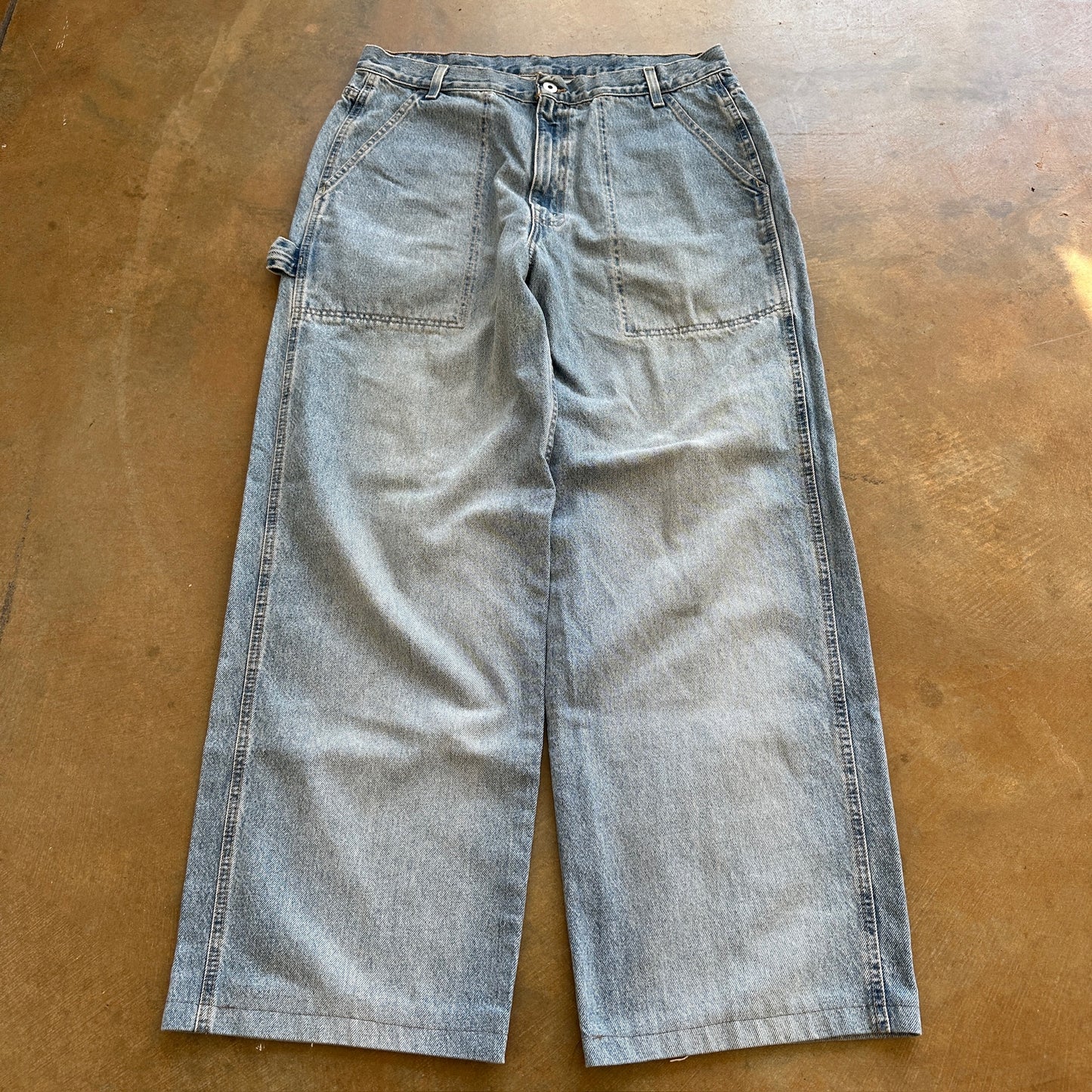 Levis Dry Goods Carpenter Baggy Loose Skater Light Wash Jeans 90's - 34