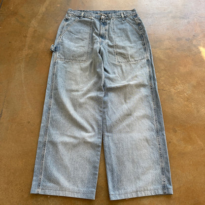 Levis Dry Goods Carpenter Baggy Loose Skater Light Wash Jeans 90's - 34