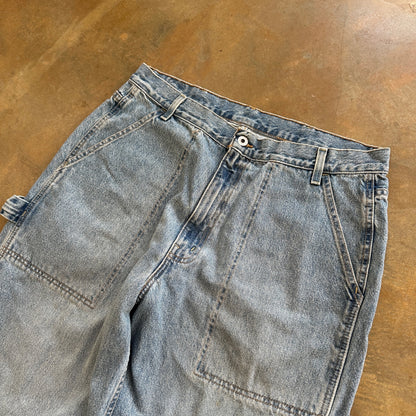 Levis Dry Goods Carpenter Baggy Loose Skater Light Wash Jeans 90's - 34