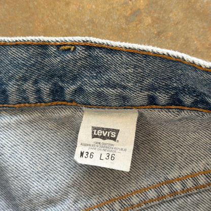 Levis Dry Goods Carpenter Baggy Loose Skater Light Wash Jeans 90's - 34
