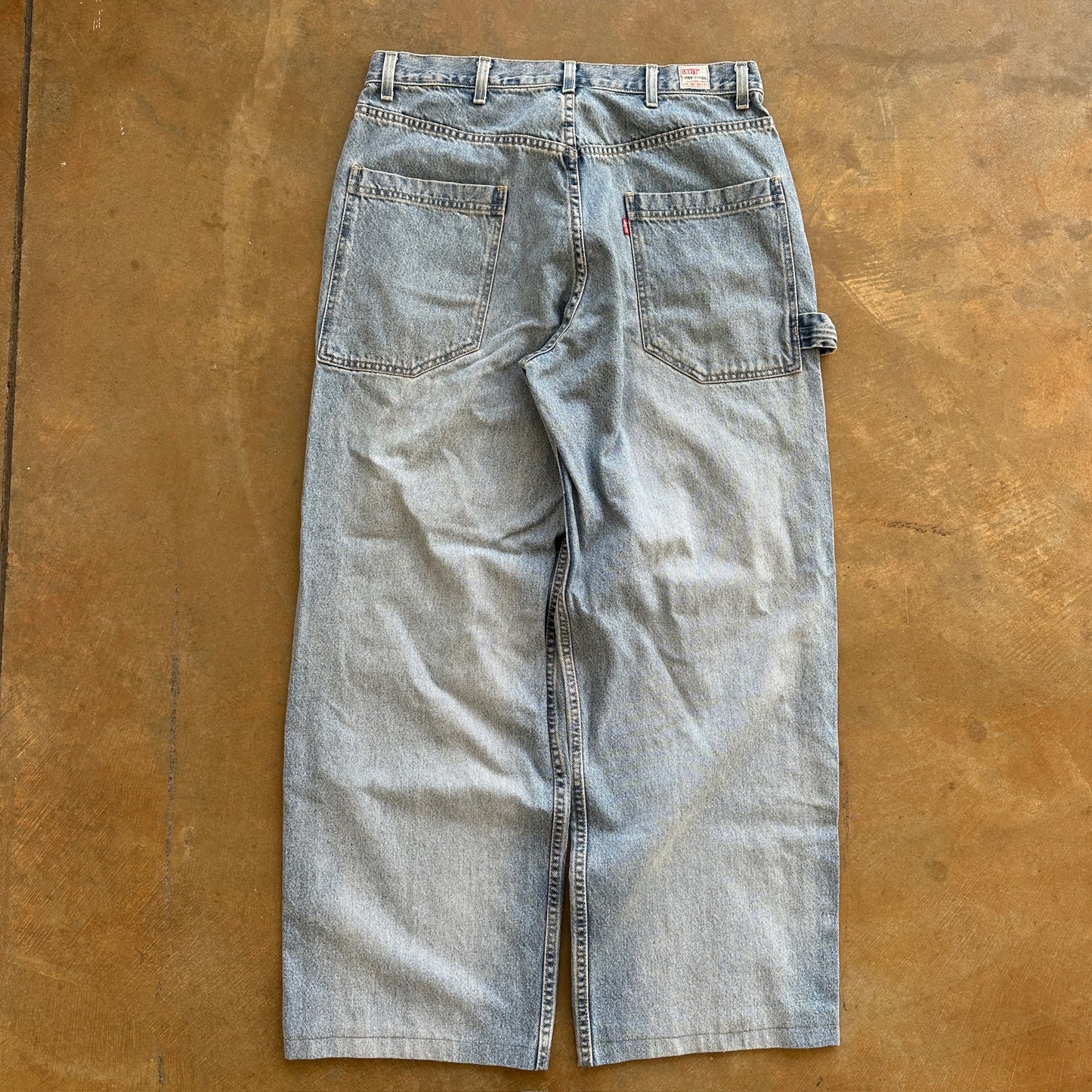 Levis Dry Goods Carpenter Baggy Loose Skater Light Wash Jeans 90's - 34