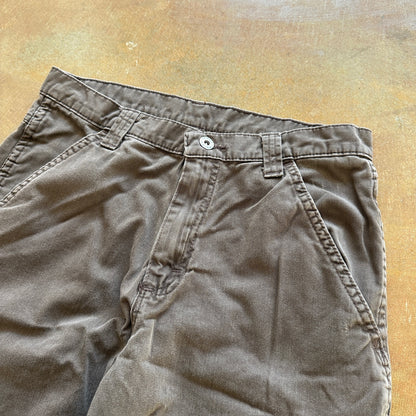 Wrangler Originals Brown Baggy Cargo Pants Skater 00's - 28
