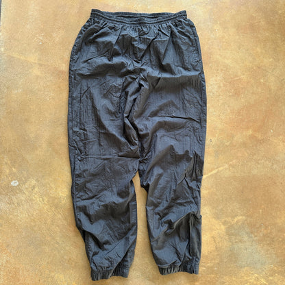 Olympics USA JC Penneys Black Baggy Windbreaker Pants 90's - L