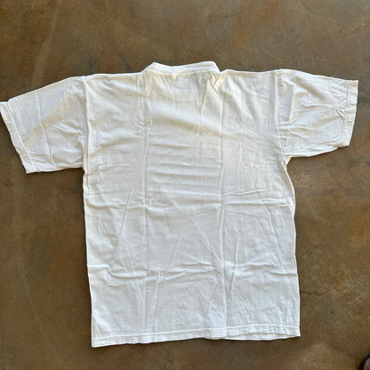 American Eagle Blank White Oversized Boxy Shirt 90's - M