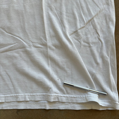 Pepsi Faded Graphic Shirt White 90's - XL