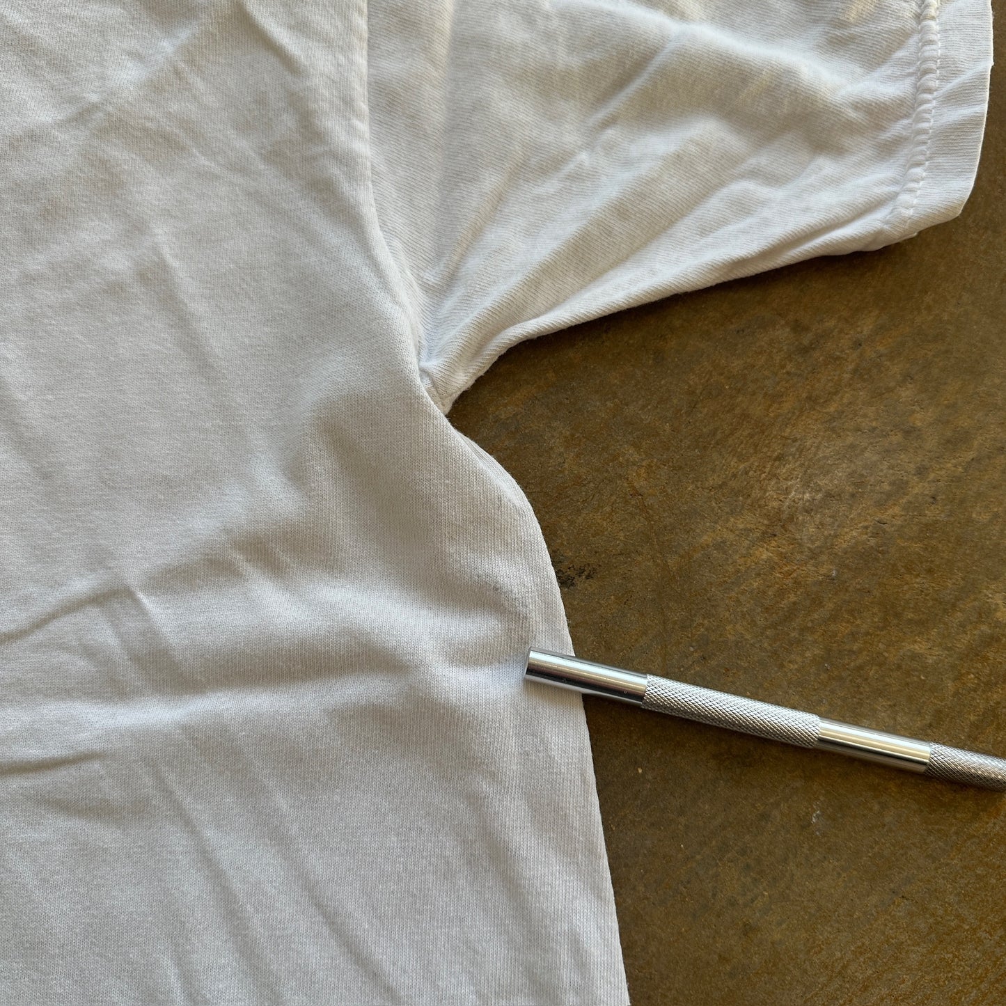 Pepsi Faded Graphic Shirt White 90's - XL