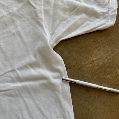 Pepsi Faded Graphic Shirt White 90's - XL