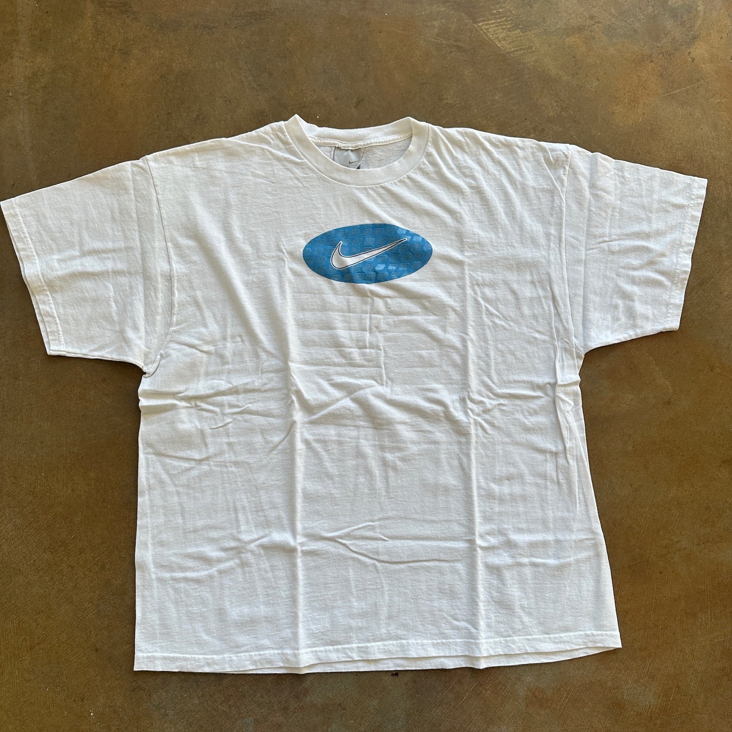 Nike Center Logo Graphic T Shirt Skater y2k Boxy Baggy 00's - 2XL