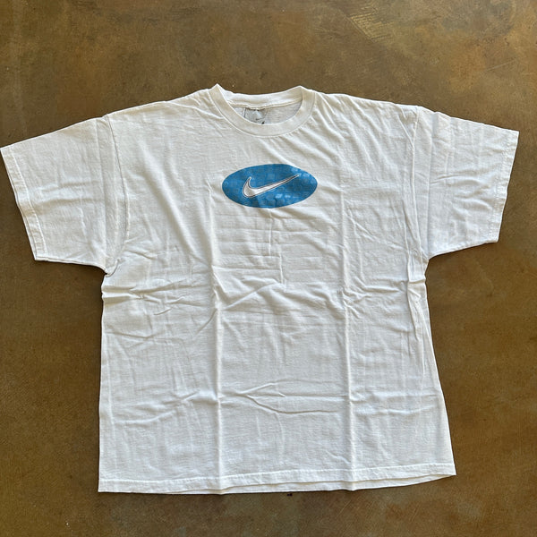 Nike Center Logo Graphic T Shirt Skater y2k Boxy Baggy 00's - 2XL