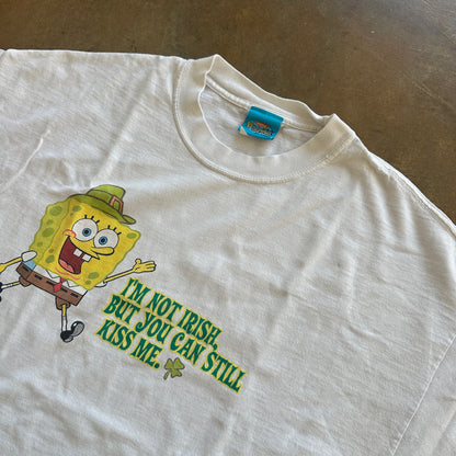 Spongebob Squarepants Cartoon St. Patricks Day Parody Shirt 00's - XL