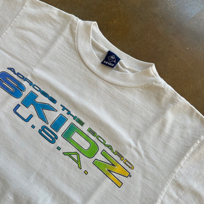 Skidz Skateboard Across The Board Graphic T Shirt 90's - Youth M