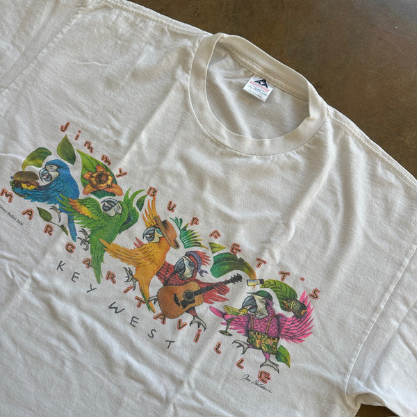 Jimmy Buffett Margaritaville Parrot Double Sided Graphic Key West Florida 00's - XL hover