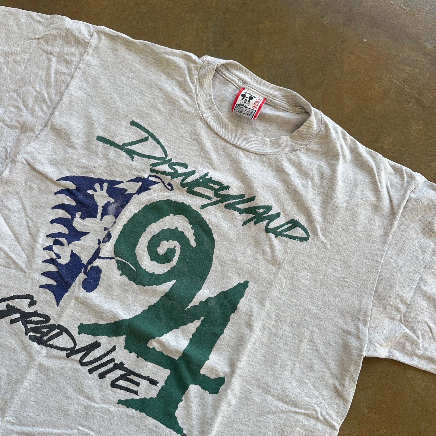 Disneyland Gradnite '94 USA Made Graphic 90's - L