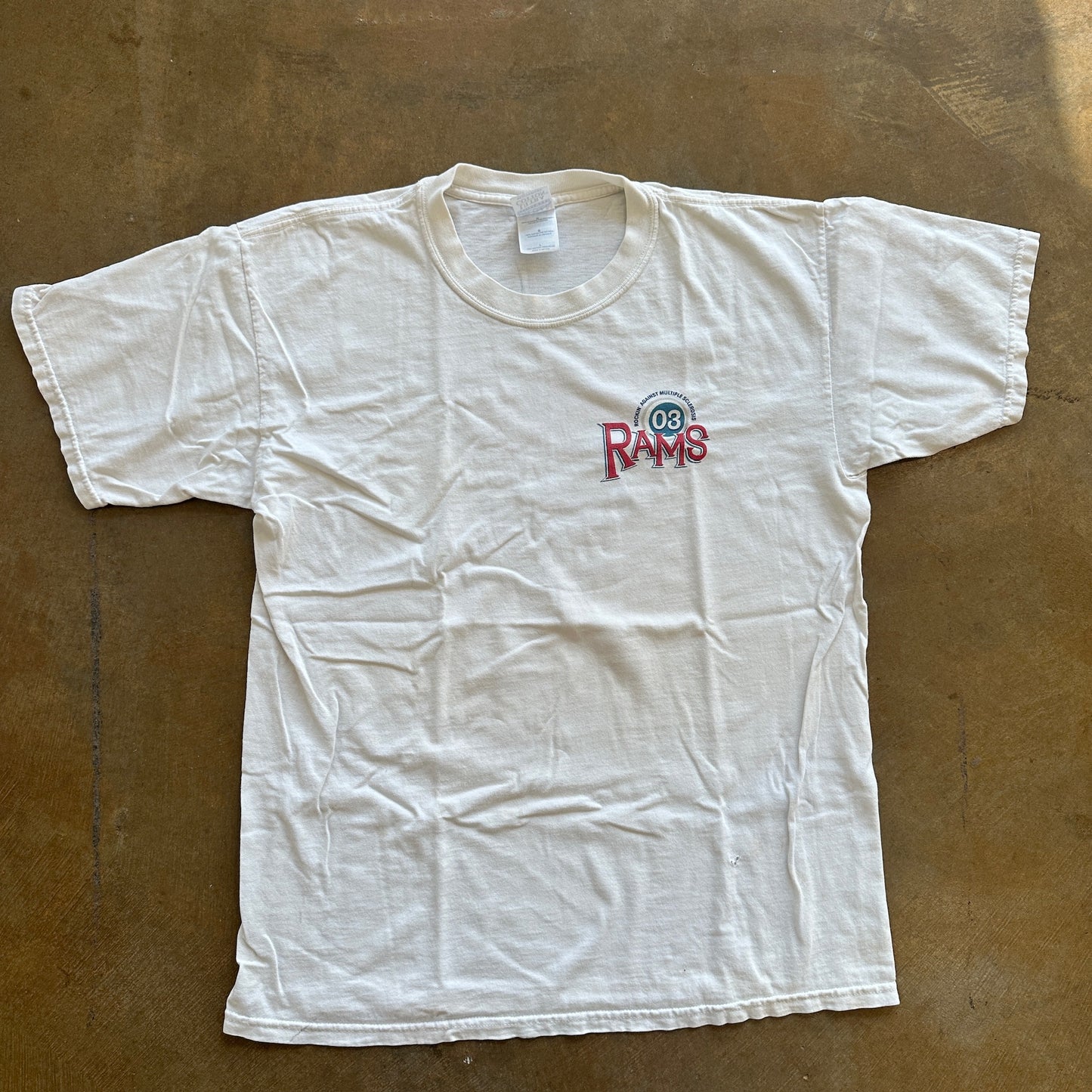 RAMS Rockin' Against Multiple Sclerosis Promo Event Shirt 00's - L