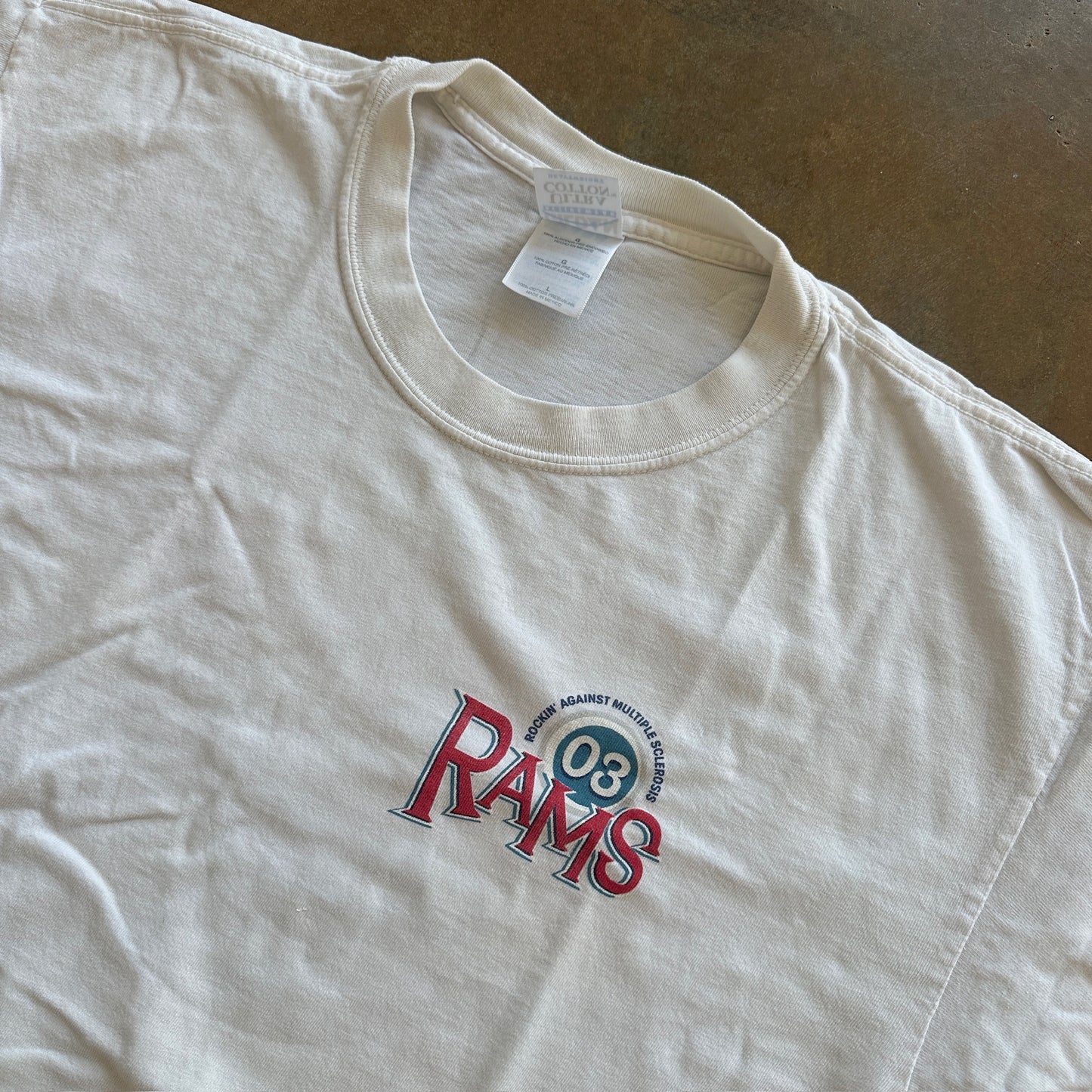 RAMS Rockin' Against Multiple Sclerosis Promo Event Shirt 00's - L