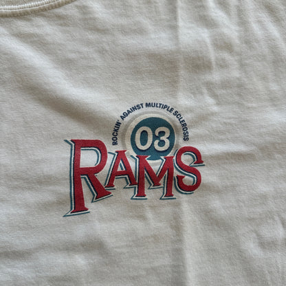 RAMS Rockin' Against Multiple Sclerosis Promo Event Shirt 00's - L