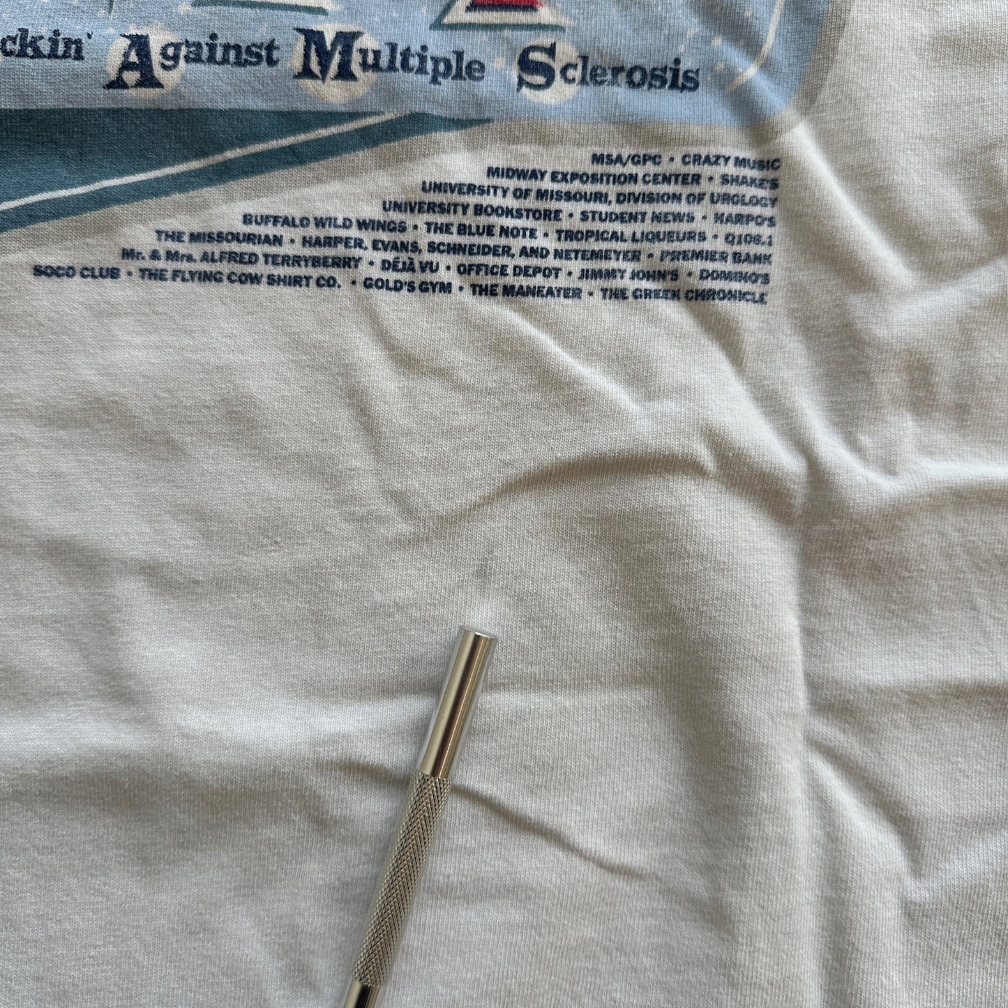 RAMS Rockin' Against Multiple Sclerosis Promo Event Shirt 00's - L