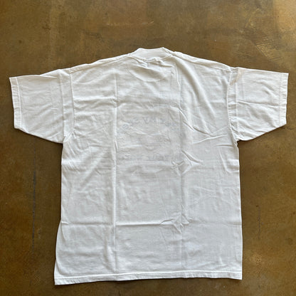 Jesus Tee Religion 'Lord, Order My Steps in Your Word' Graphic Shirt Embroidered 90's - XL