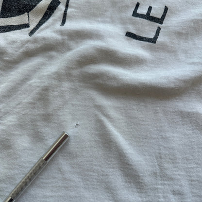 Le Sophiste Plato White Table Wine Double Sided Shirt Distressed 80's - XL