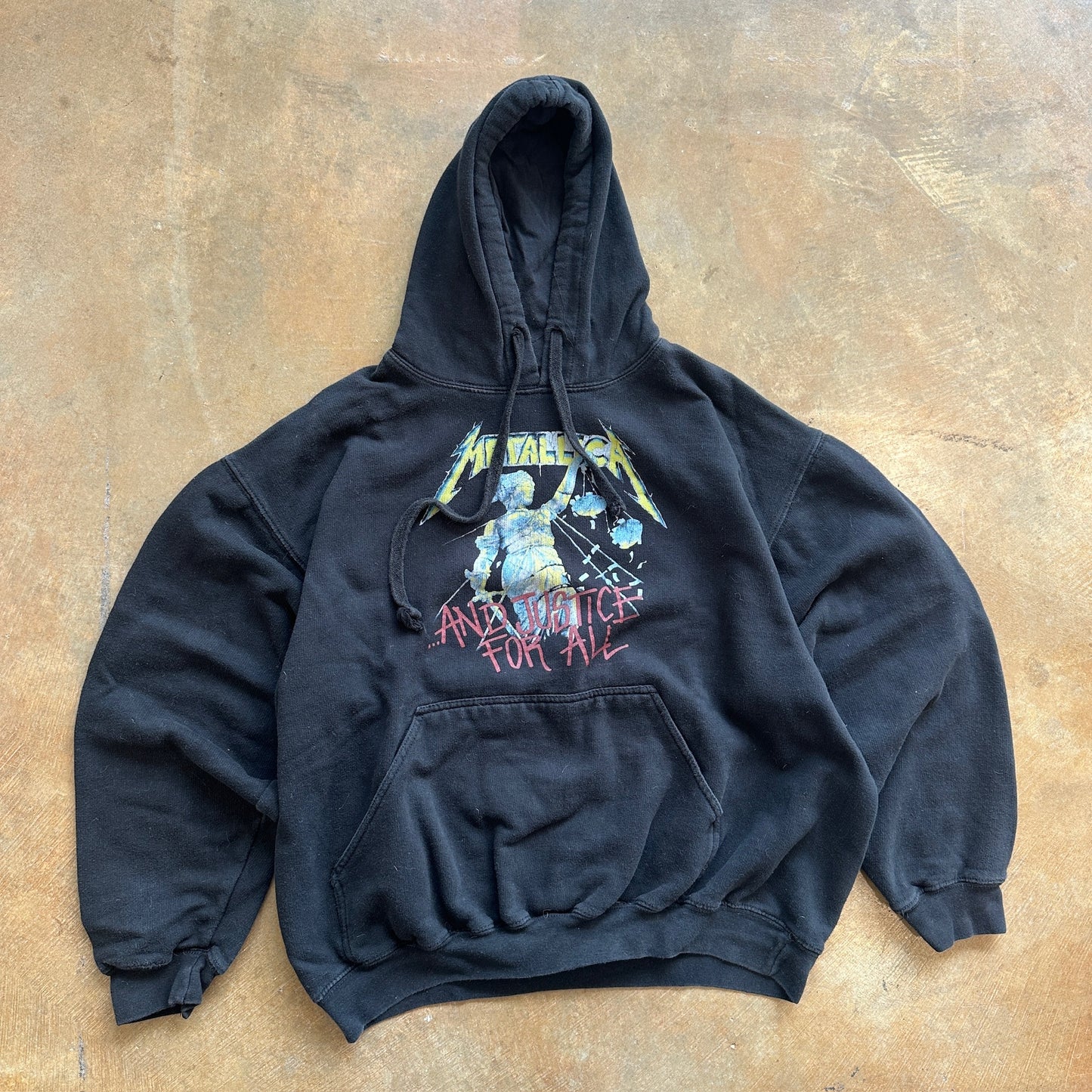Metallica And Justice For All Graphic Hoodie 00's - L