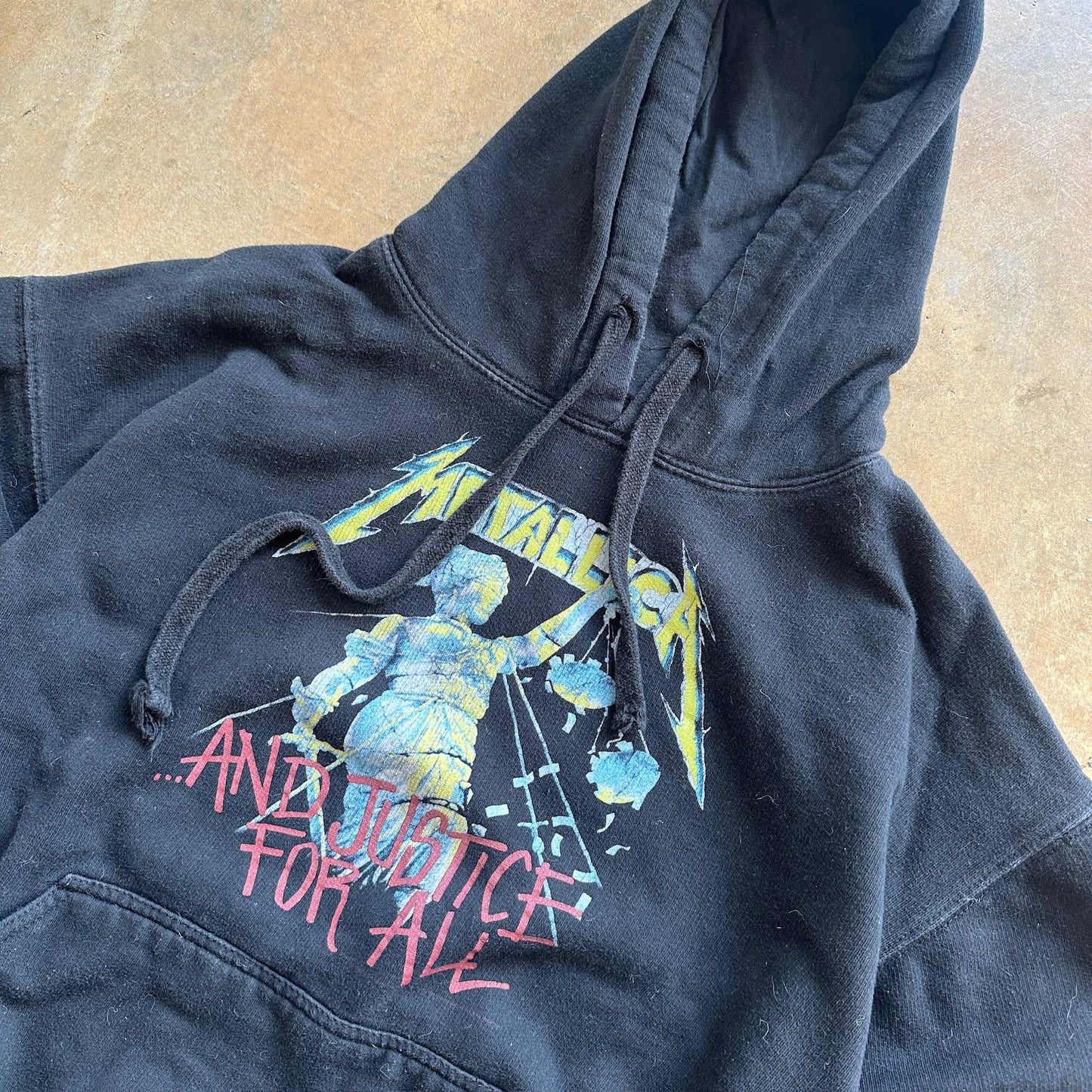 Metallica And Justice For All Graphic Hoodie 00's - L