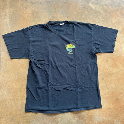 Cancun Gecko Double Sided Graphic Shirt Faded 90's - L