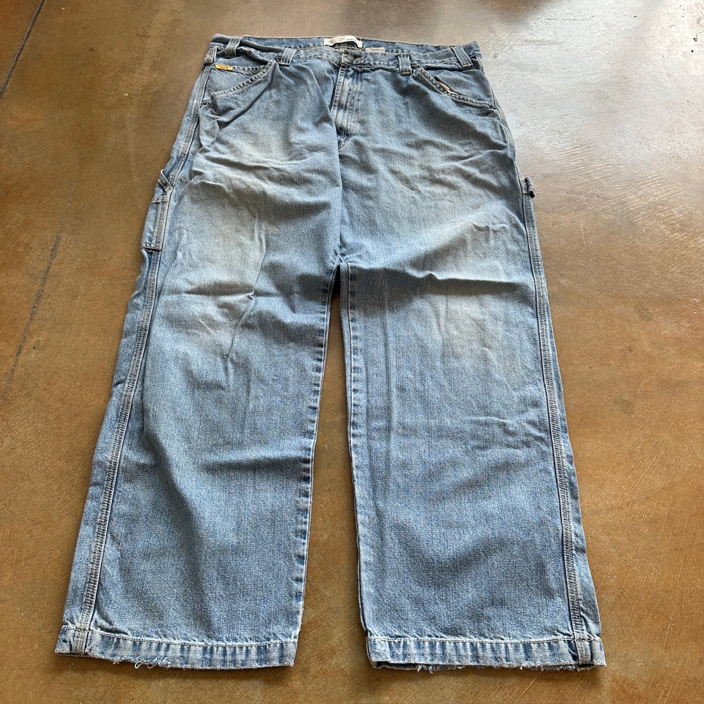 Levi Strauss Signature Workwear Skater Baggy 10.5" Carpenter Jeans 00's - 38