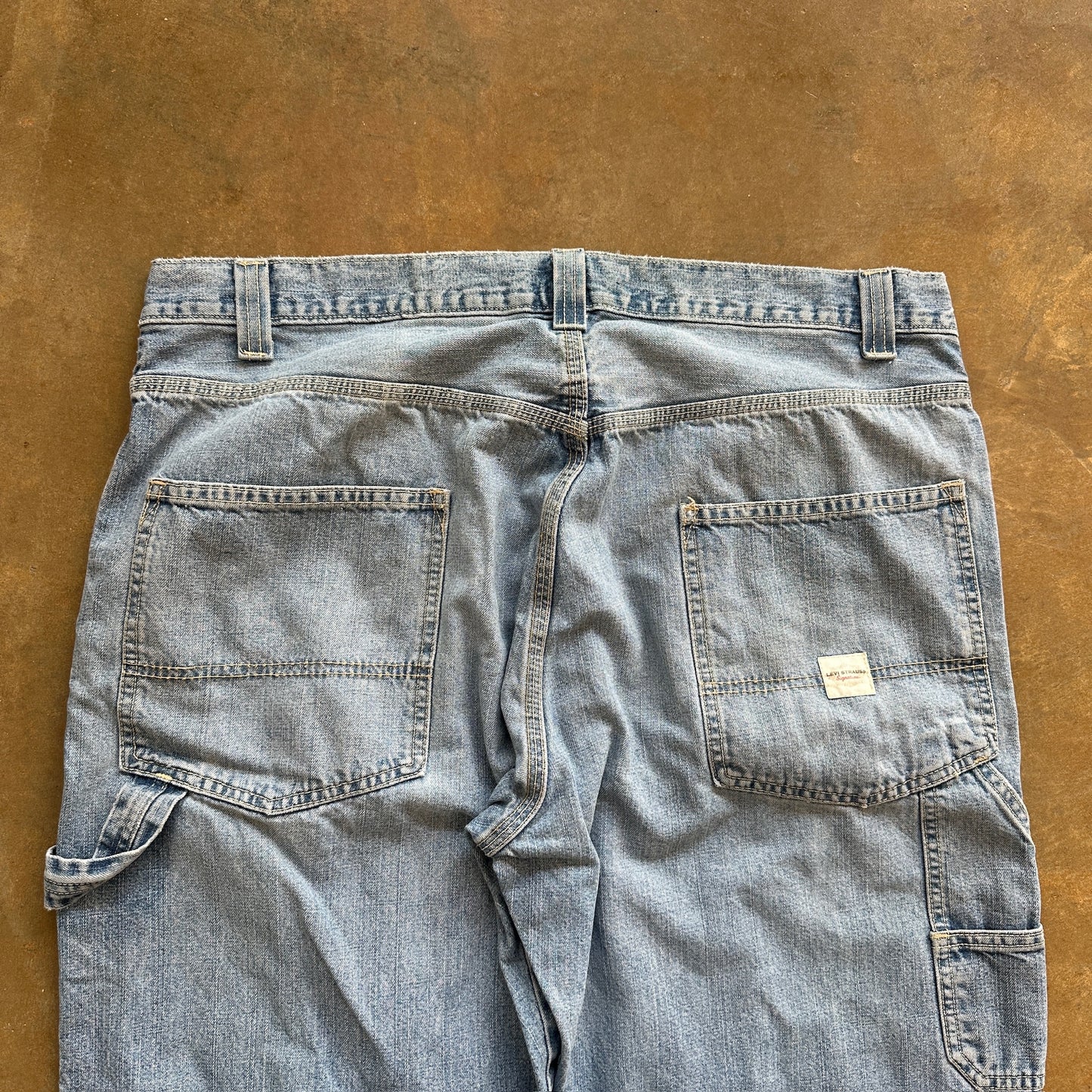 Levi Strauss Signature Workwear Skater Baggy 10.5" Carpenter Jeans 00's - 38