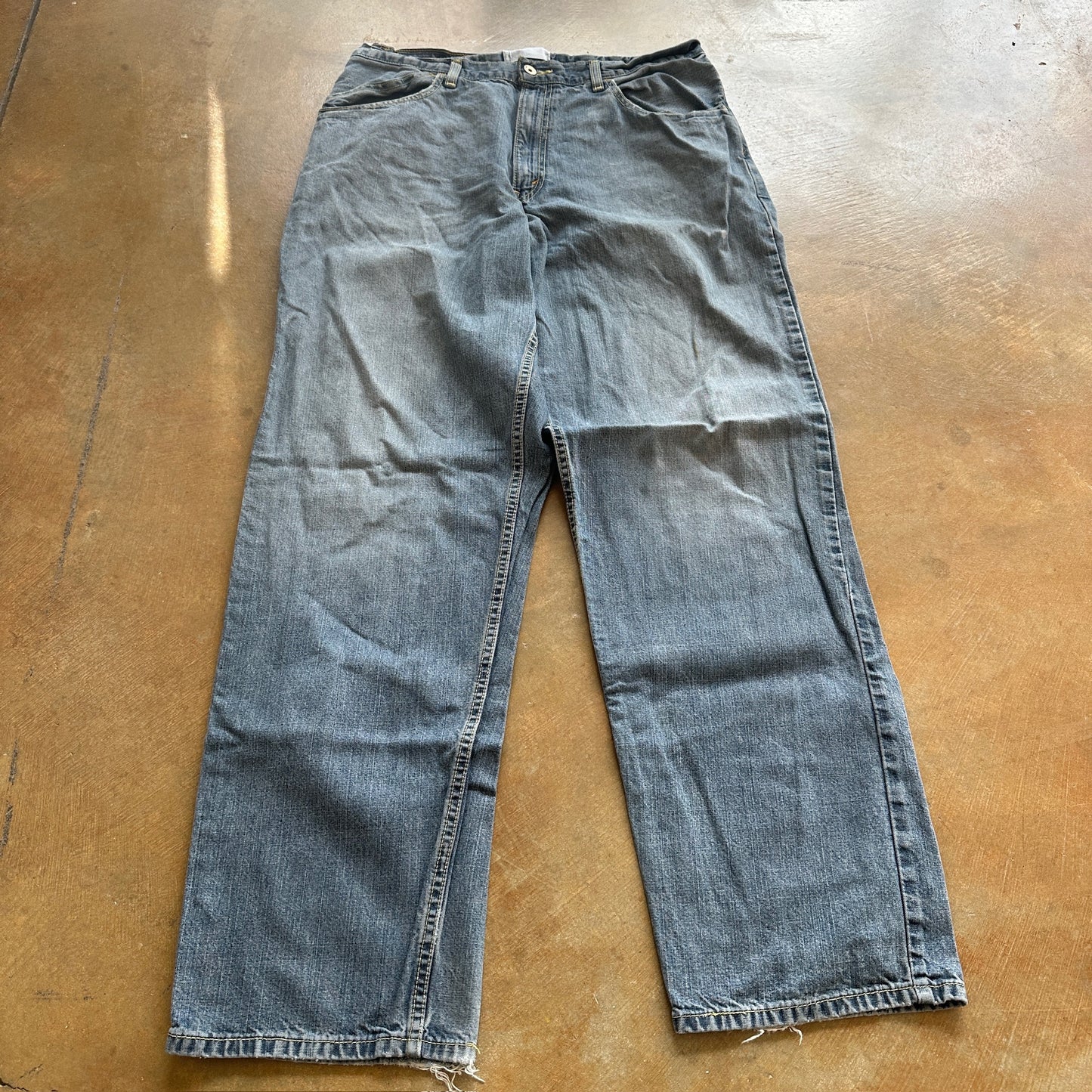 Levi's Silvertab Baggy Loose Fit Skater Light Wash Y2K Jeans 00's - 34