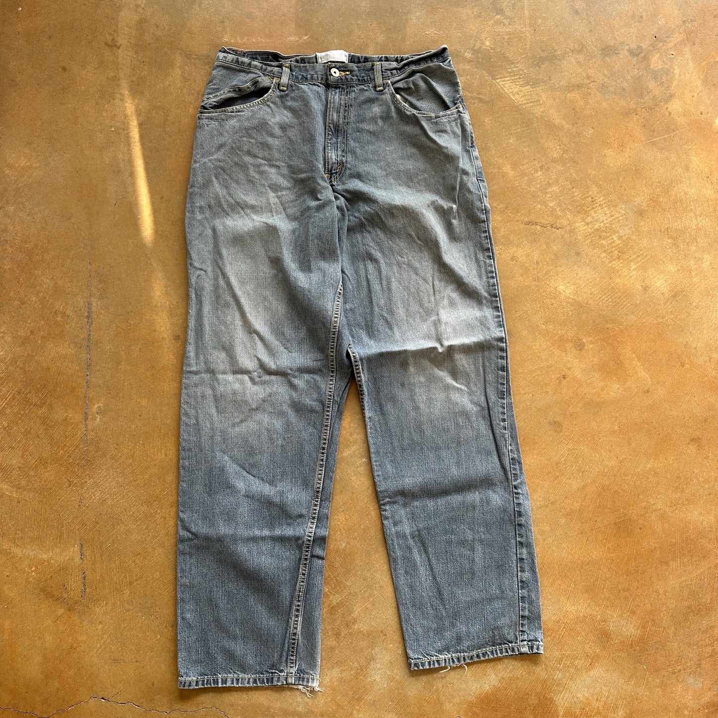 Levi's Silvertab Baggy Loose Fit Skater Light Wash Y2K Jeans 00's - 34