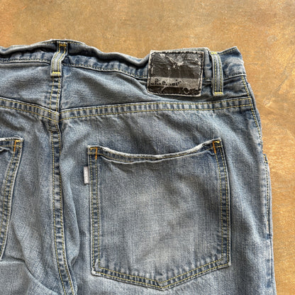 Levi's Silvertab Baggy Loose Fit Skater Light Wash Y2K Jeans 00's - 34