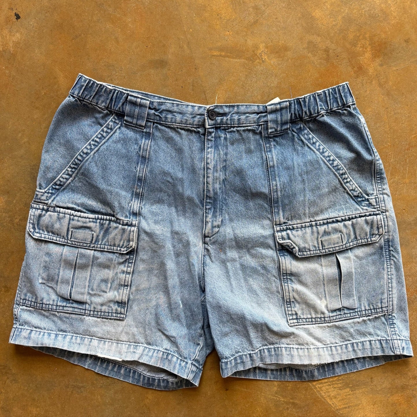 Savane Light Wash Dad Jean Shorts 00's - 38