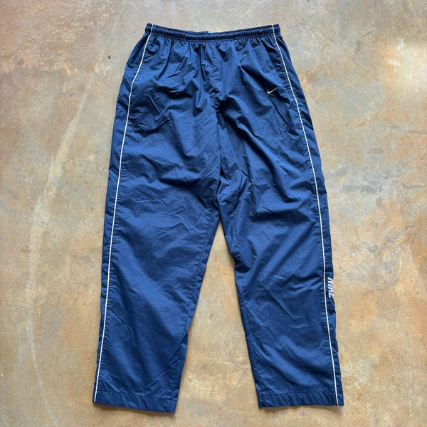 Nike Track Pants Navy Blue Mesh Lined 00's - L