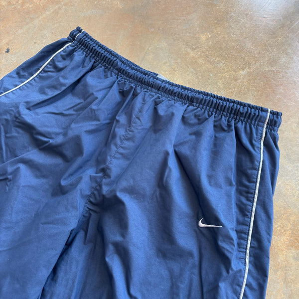 Nike Track Pants Navy Blue Mesh Lined 00's - L hover