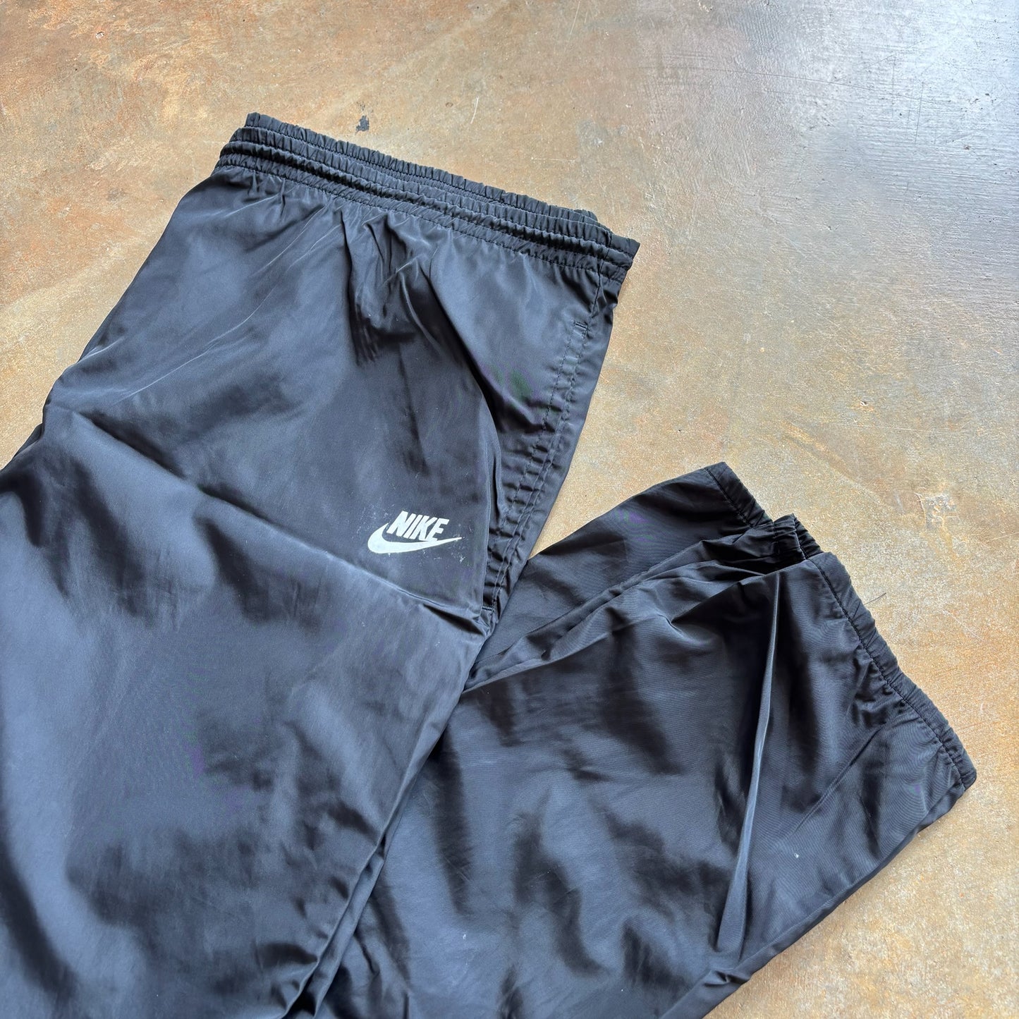 Nike Track Pants Nylon Black 80's - XL