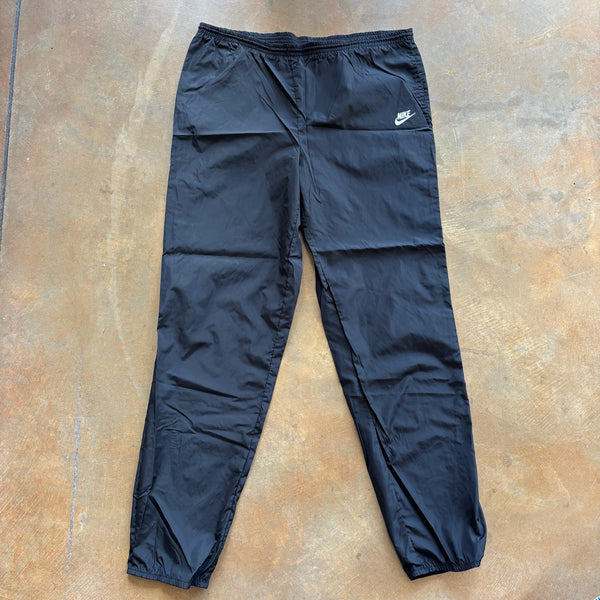 Nike Track Pants Nylon Black 80's - XL