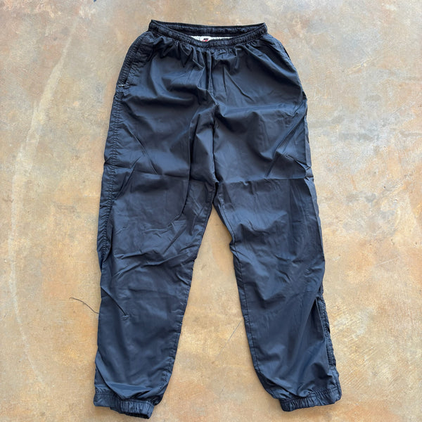 Nike Black Track Pants Cotton Lined Womens 90's - L