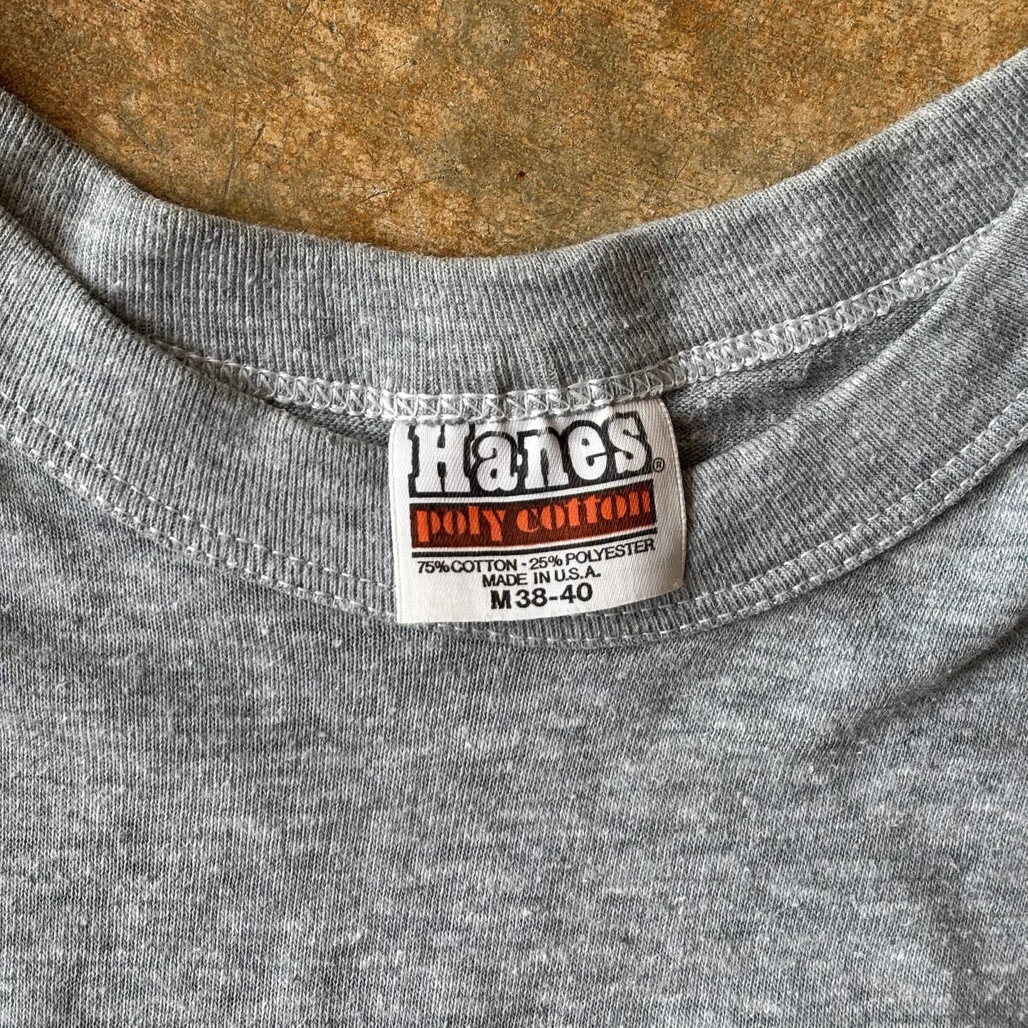 Oakland Athletics Hanes Gray Shirt 80's - S