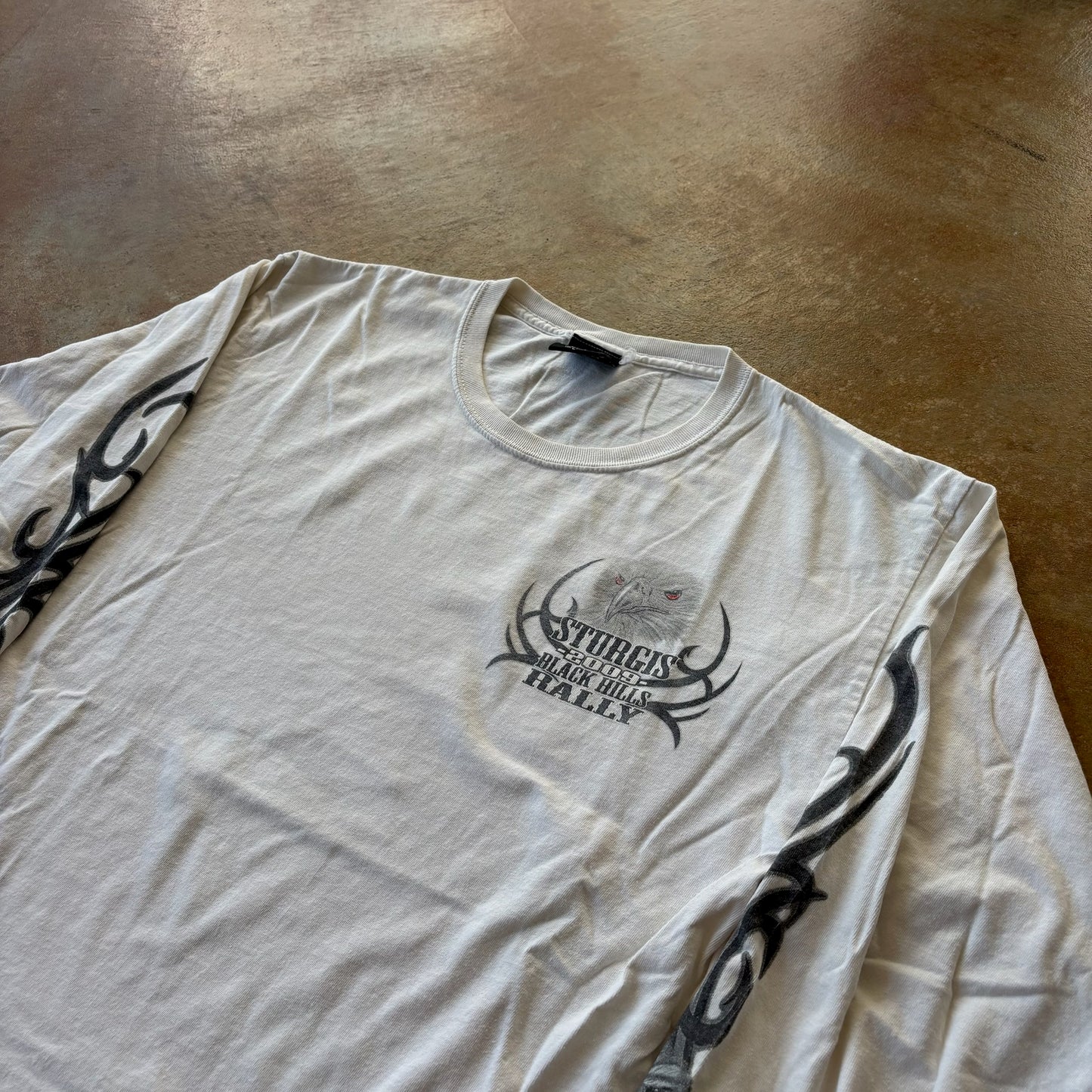 Sturgis Black Hills Rally Eagle Print Shirt 00's - L