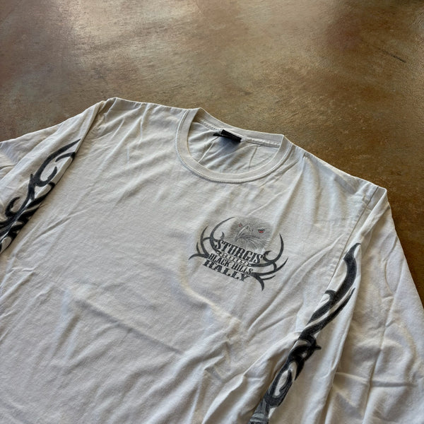 Sturgis Black Hills Rally Eagle Print Shirt 00's - L hover