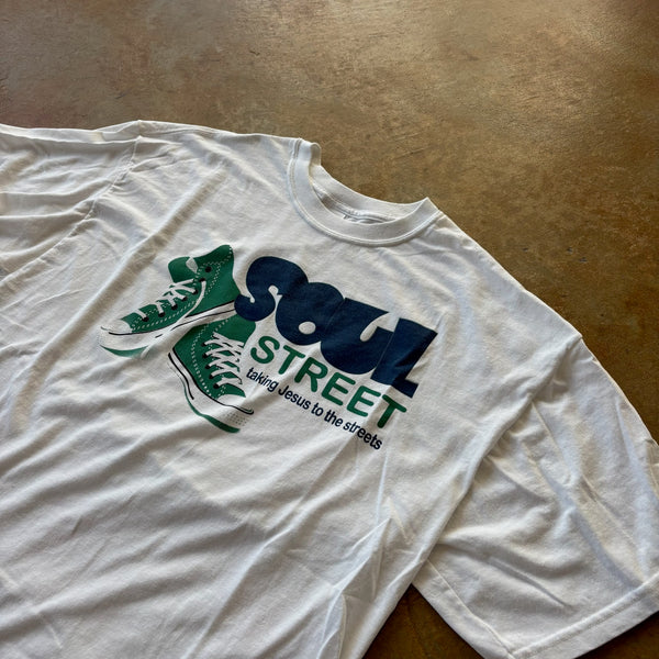 Soul Street Jesus Tee White Shirt 00's - XL hover